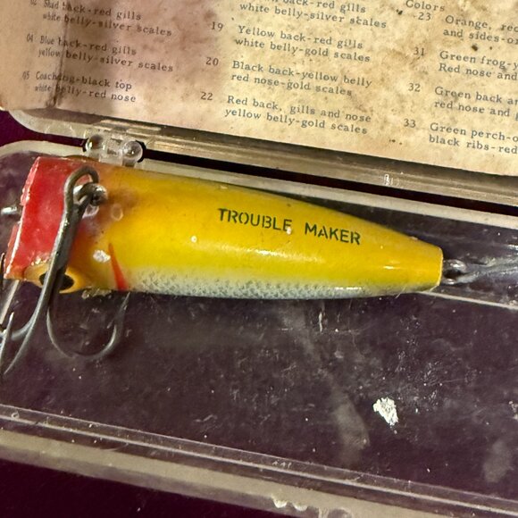 VTG fishing lures, Red Fin and Trouble Maker - Picture 3 of 14